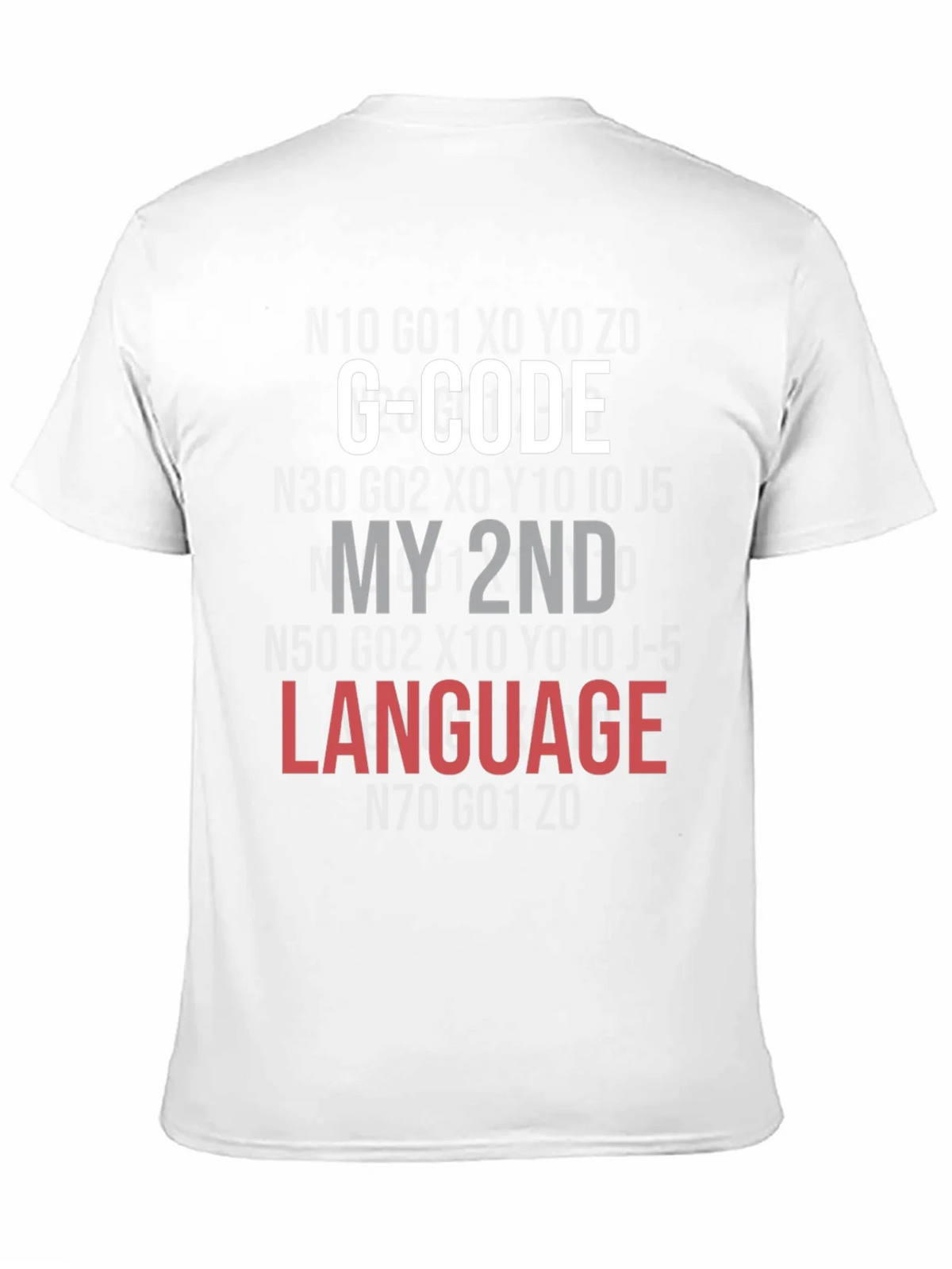 G-Code My 2nd Language Black T-Shirt product image 10