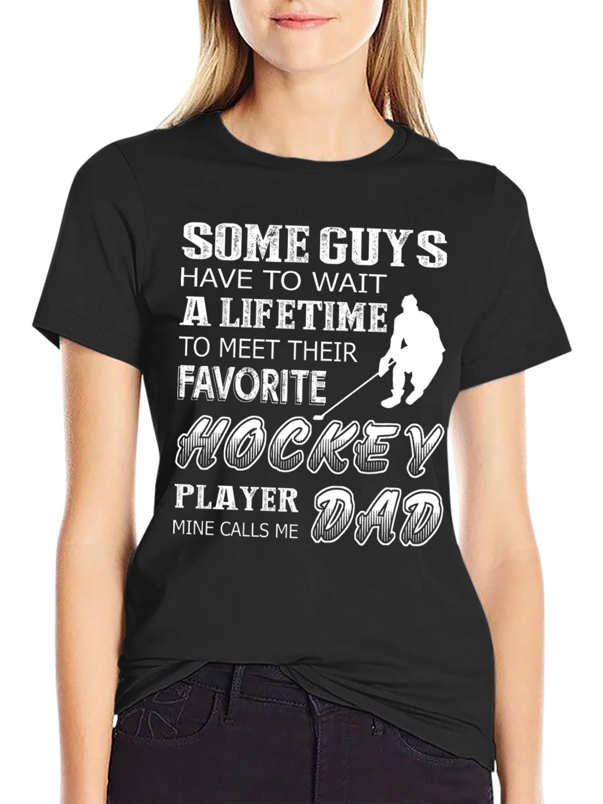 Hockey Dad T-Shirt - Favorite Player Gift product image 2