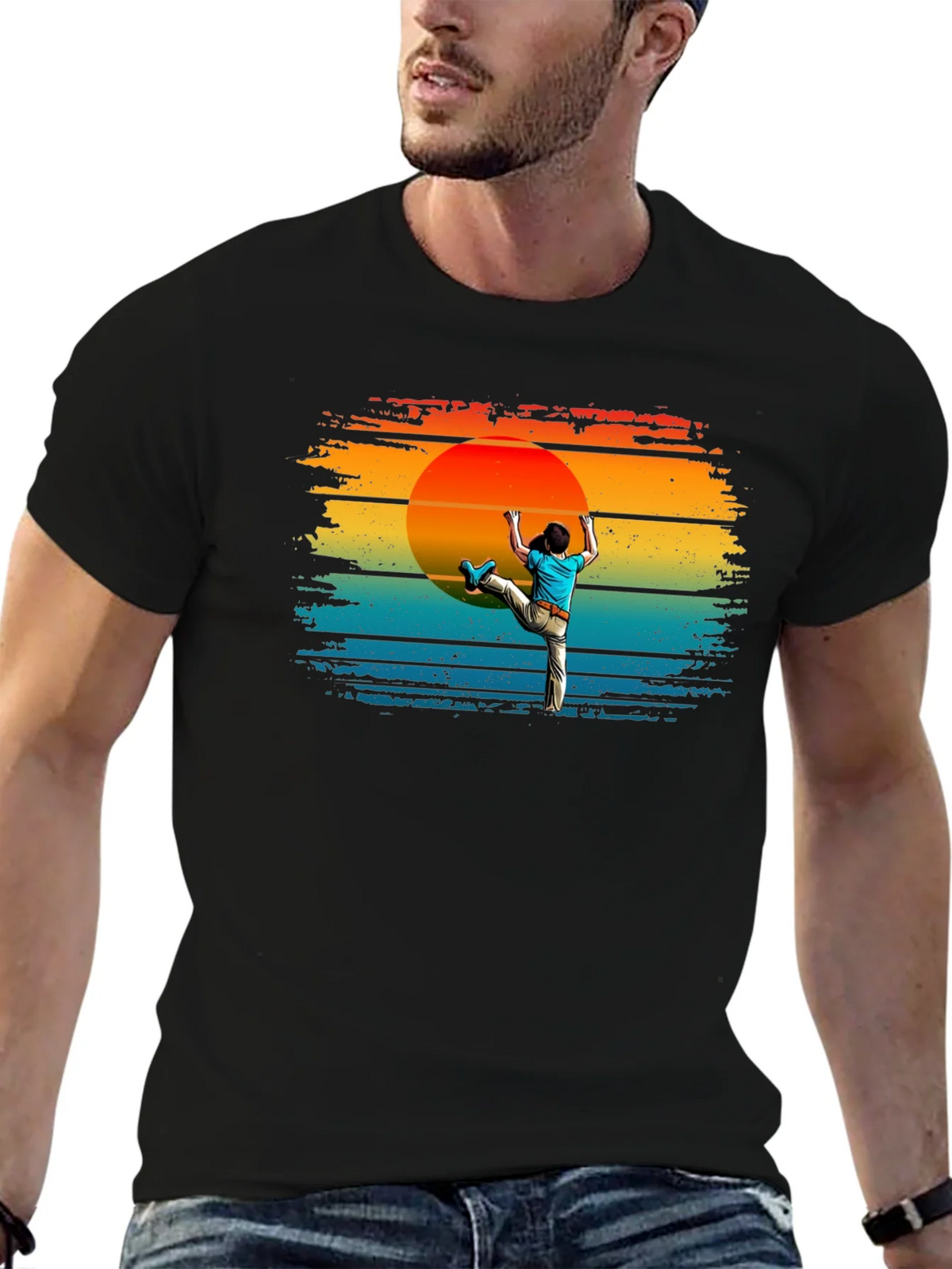 Climbing Sunset Graphic Tee product image 5
