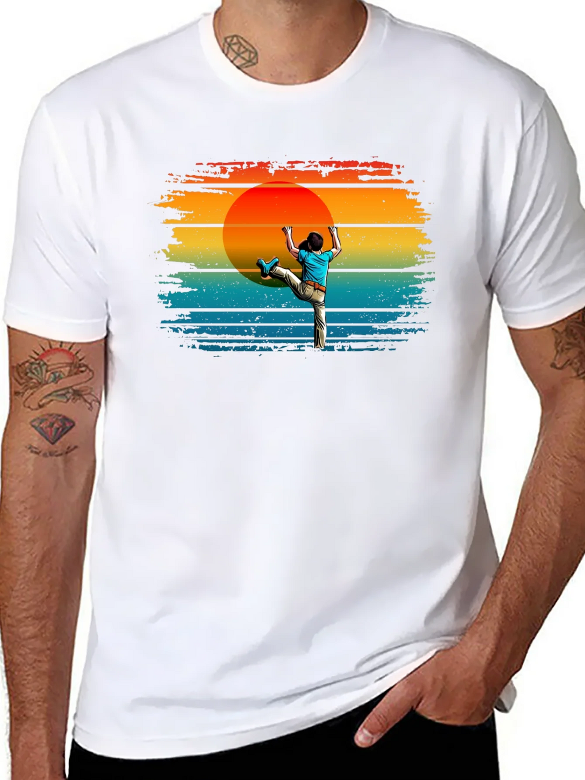 Climbing Sunset Graphic Tee product image 6