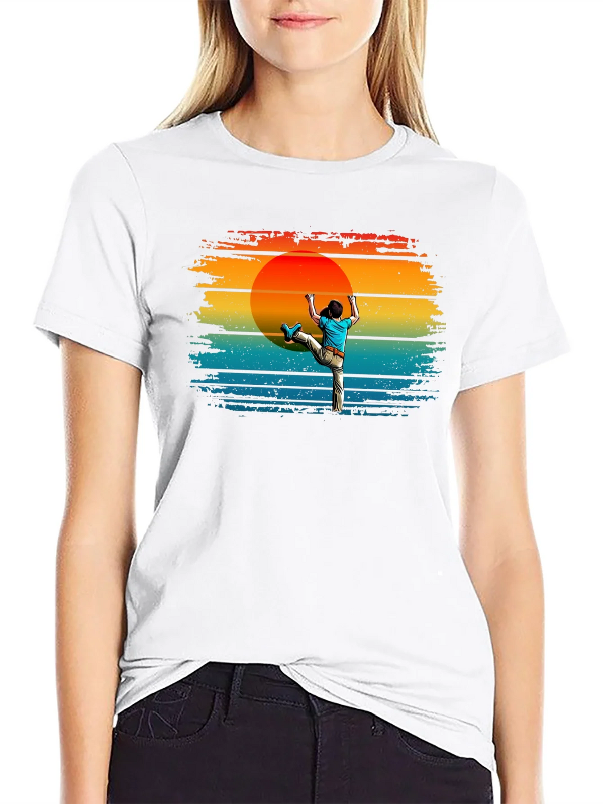 Climbing Sunset Graphic Tee product image 7