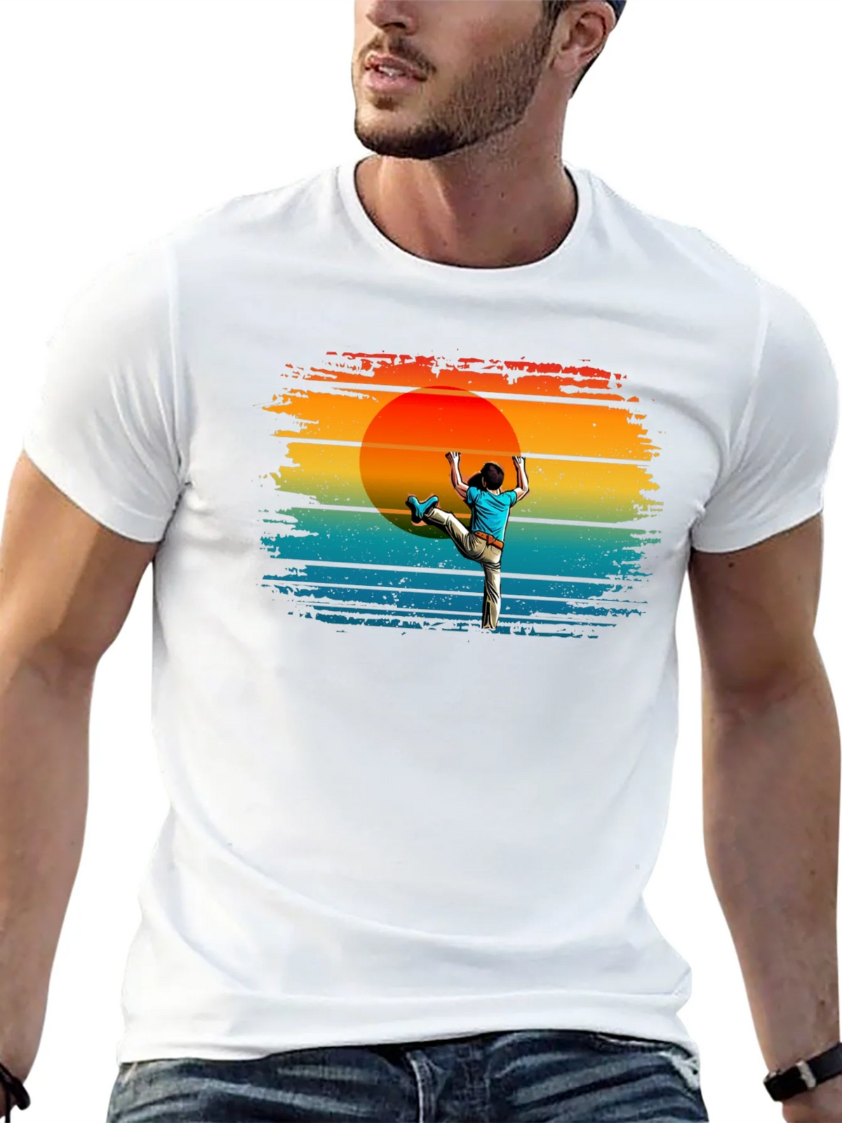 Climbing Sunset Graphic Tee product image 11
