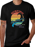 Los Angeles Surfing T-Shirt - Retro Cali Vibes product image 1