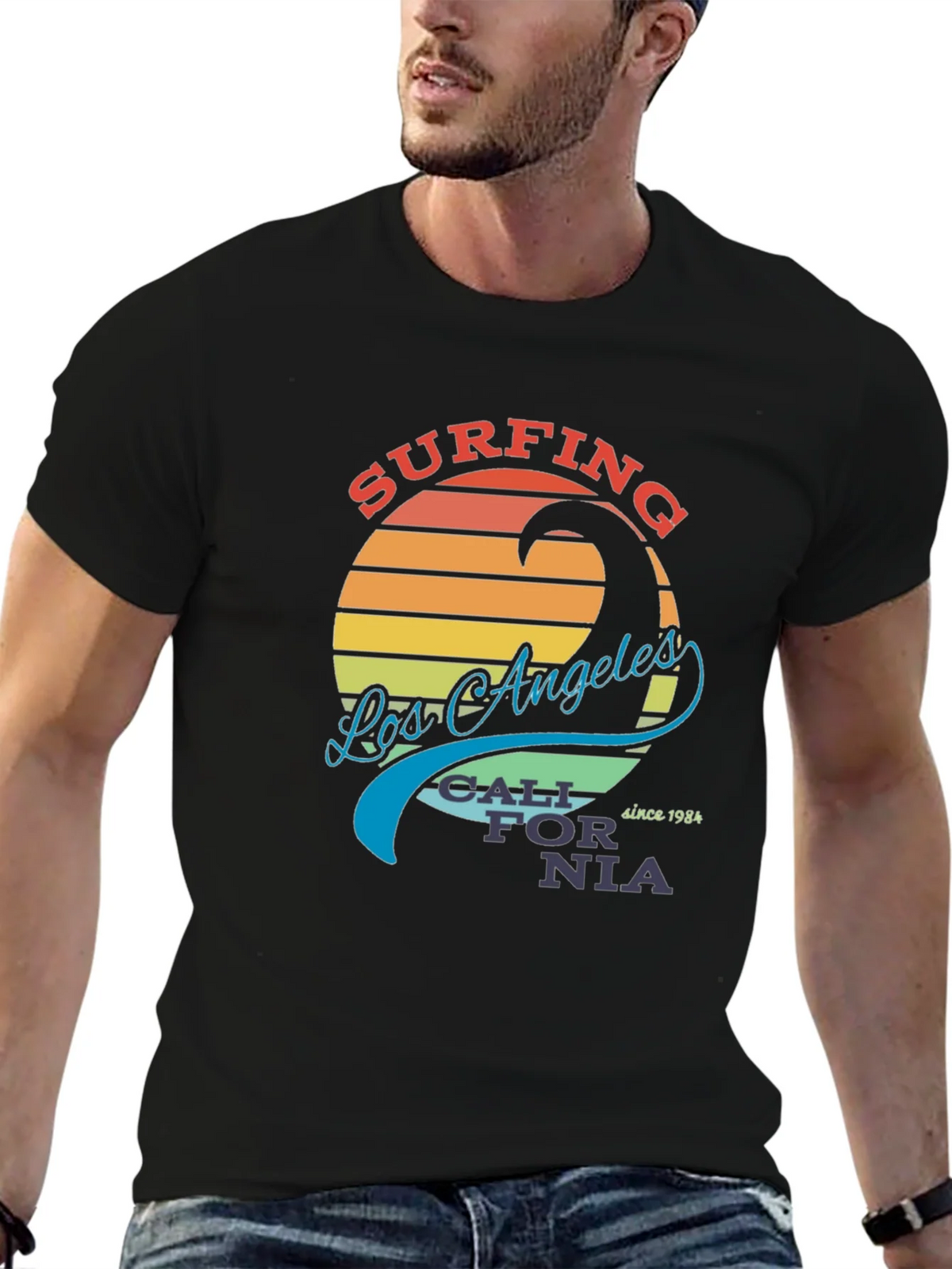 Los Angeles Surfing T-Shirt - Retro Cali Vibes product image 3