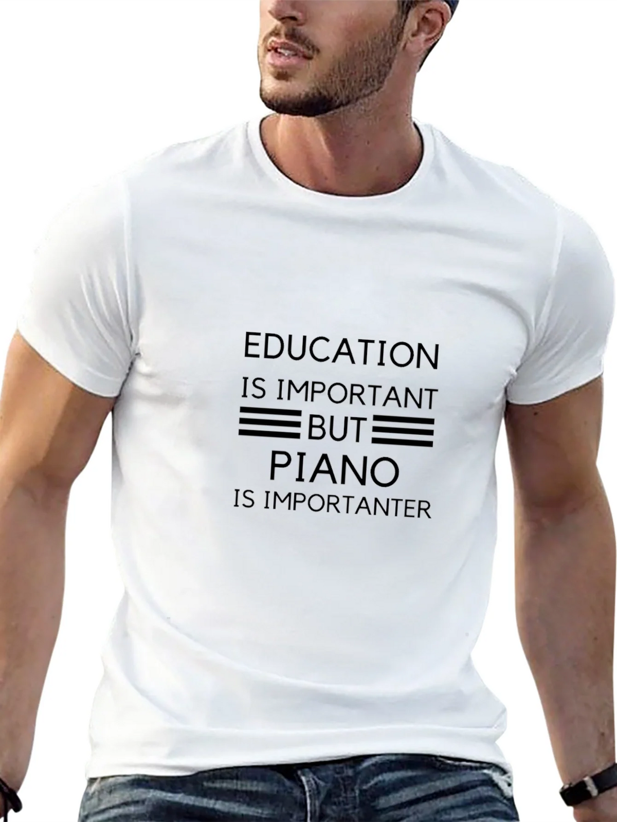 Education Piano T-Shirt - Comfy Cotton Tee product image 12