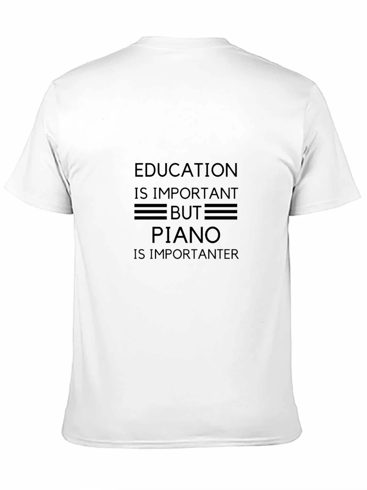 Education Piano T-Shirt - Comfy Cotton Tee product image 10