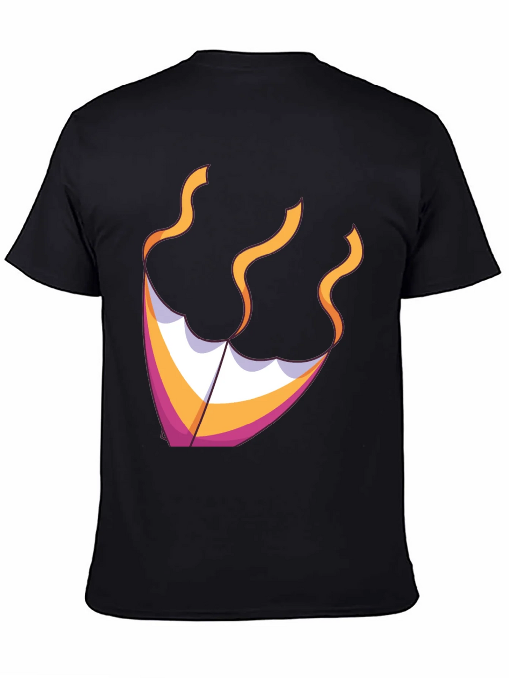 Kite Graphic Tee - Black Cotton Blend product image 4