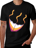 Kite Graphic Tee - Black Cotton Blend product image 1