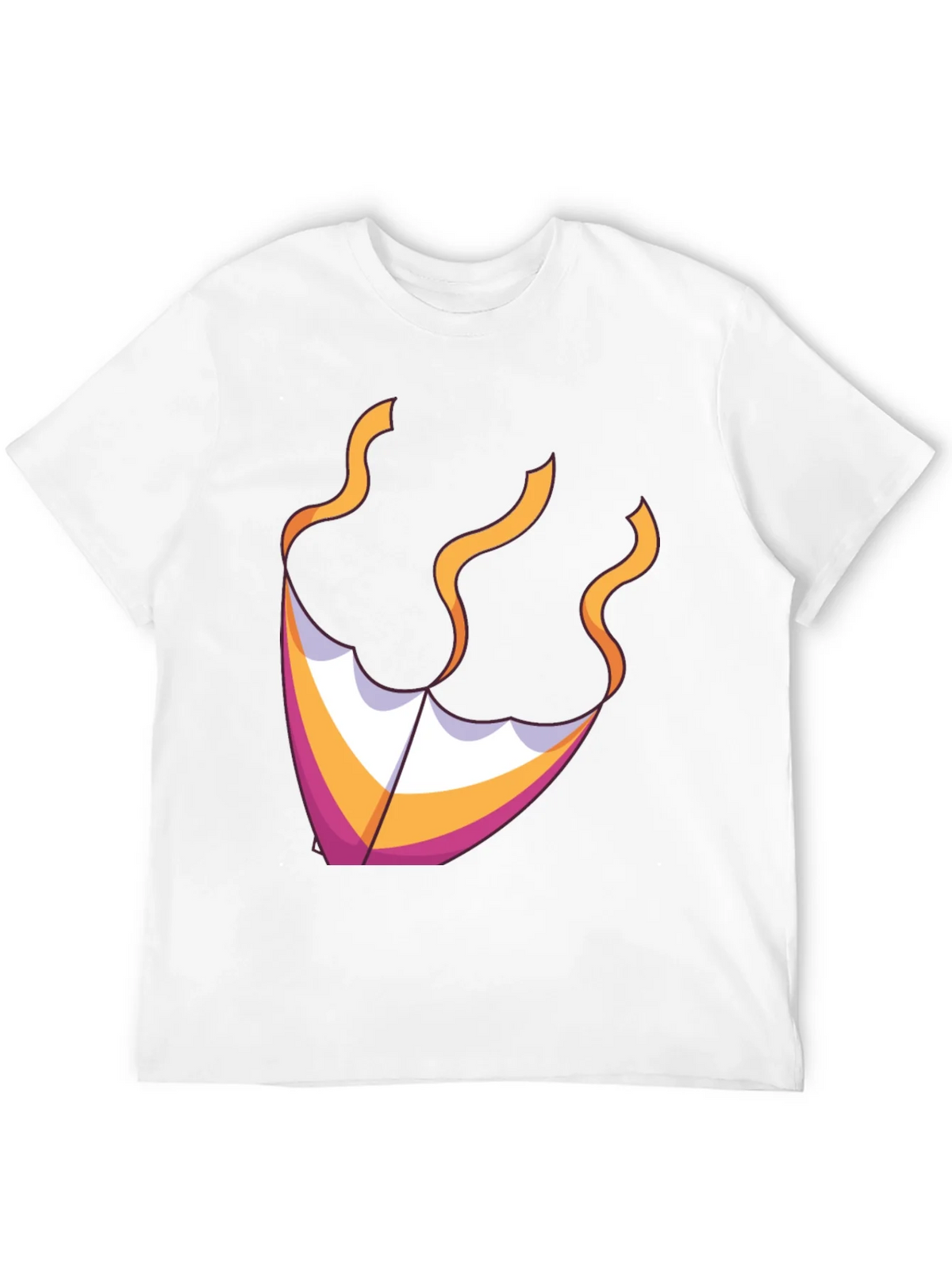 Kite Graphic Tee - Black Cotton Blend product image 11
