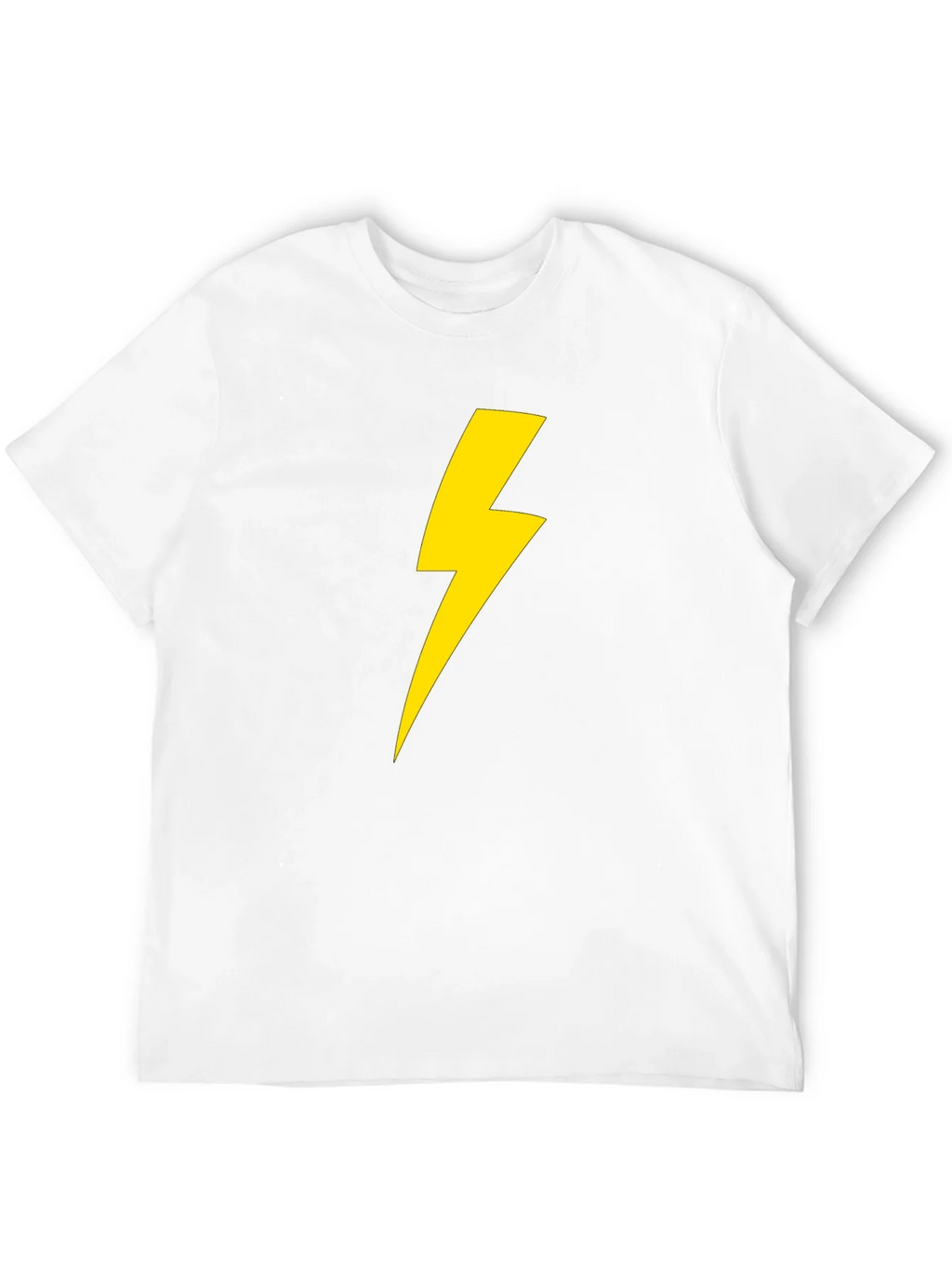 Lightning Bolt Graphic Tee - Black Cotton T-Shirt product image 5