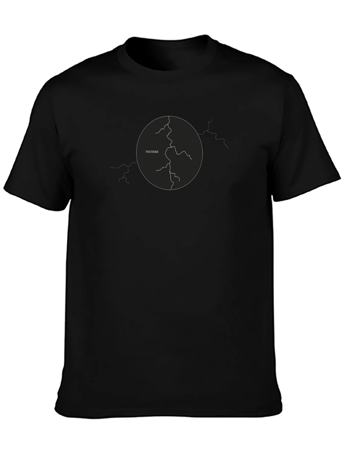 Thunder Graphic T-Shirt - Black product image 3
