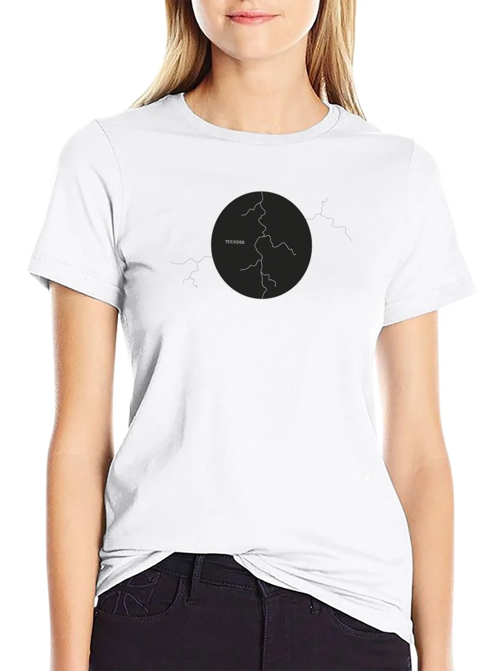 Thunder Graphic T-Shirt - Black product image 8