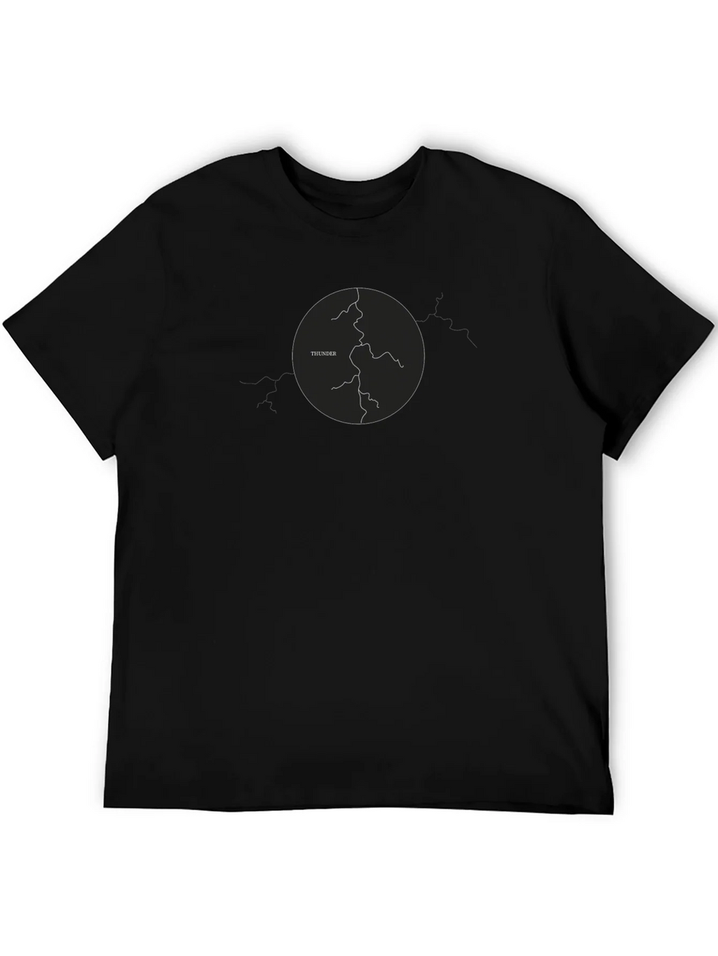 Thunder Graphic T-Shirt - Black product image 5