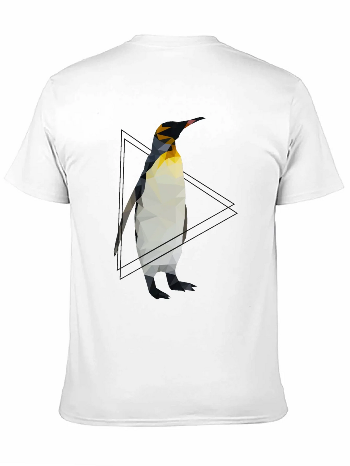 Geometric Penguin Graphic Tee - Cool Black T-Shirt product image 9