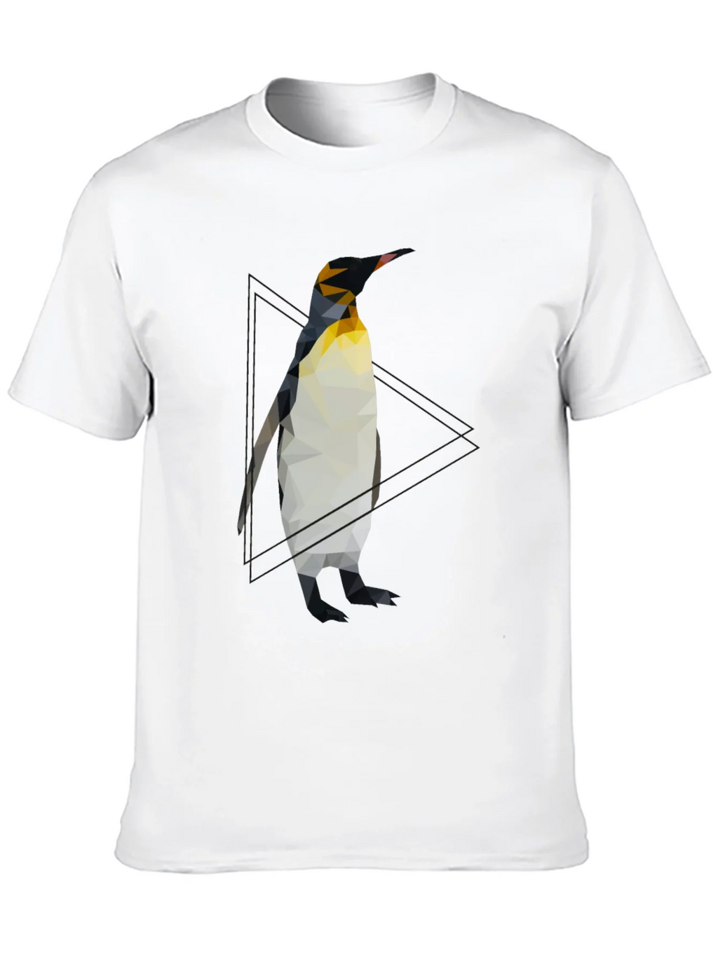 Geometric Penguin Graphic Tee - Cool Black T-Shirt product image 8