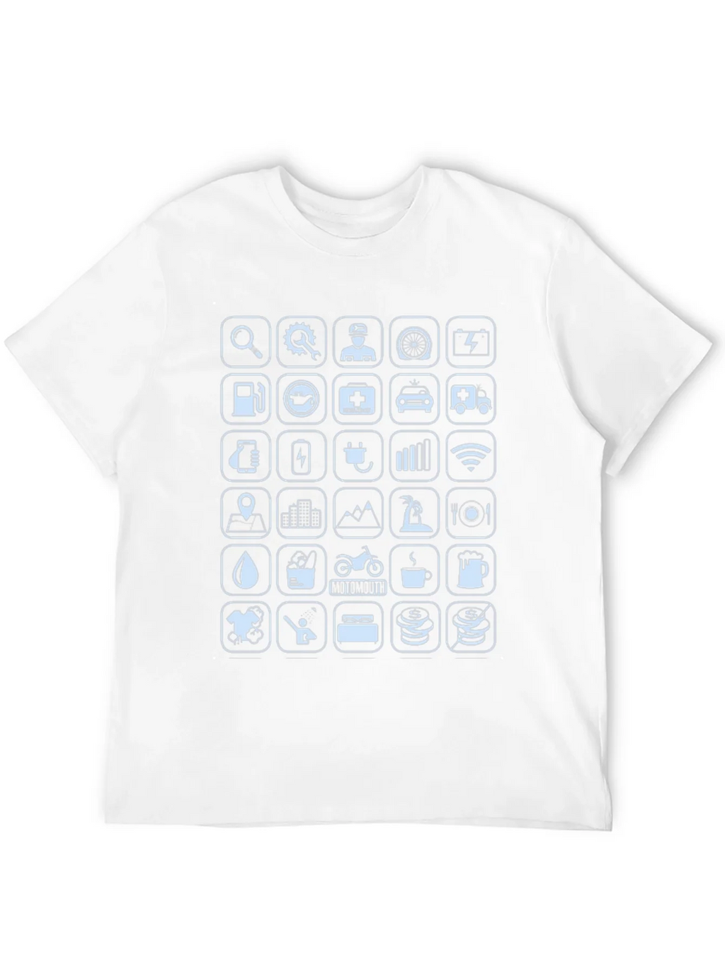 Icon Graphic Print Crew Neck T-Shirt product image 5