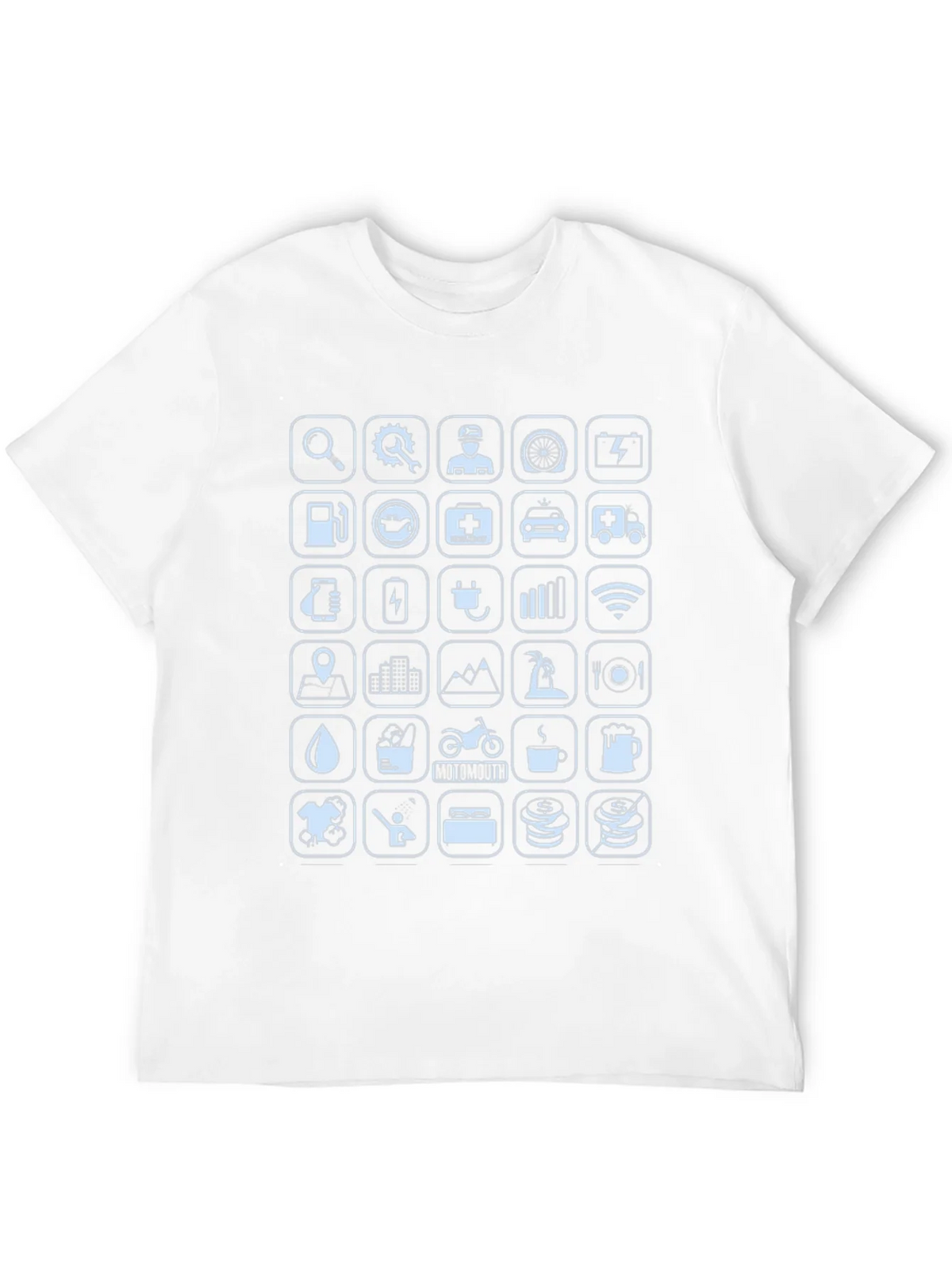 Icon Graphic Print Crew Neck T-Shirt product image 5