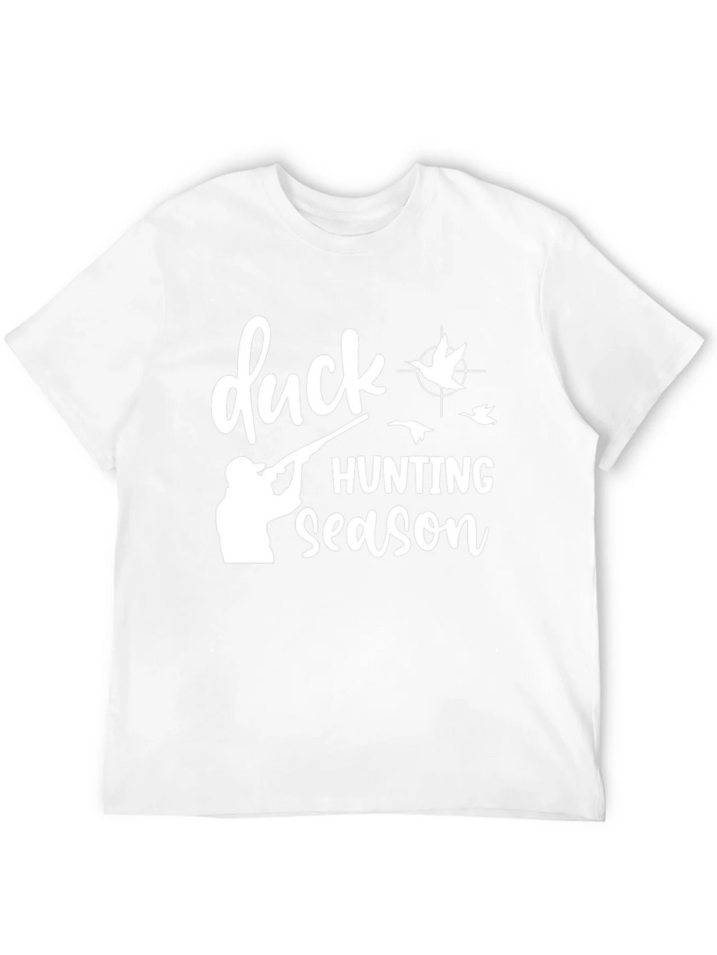 Duck Hunting Season Black Graphic T-Shirt product image 3