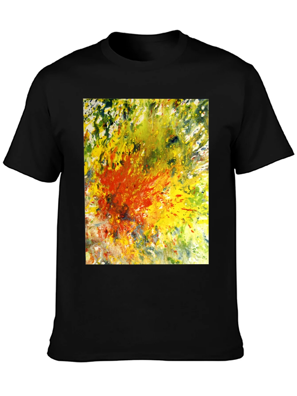 Abstract Art Graphic Tee - Black product image 3