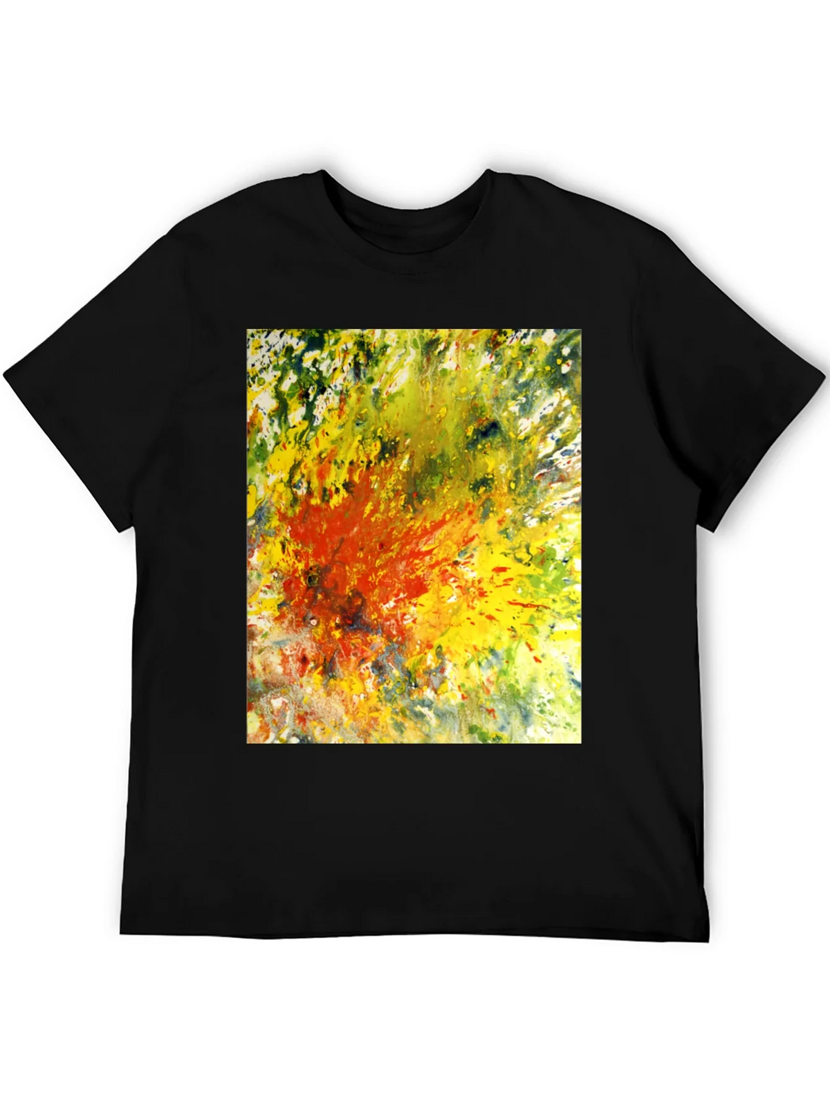 Abstract Art Graphic Tee - Black product image 5