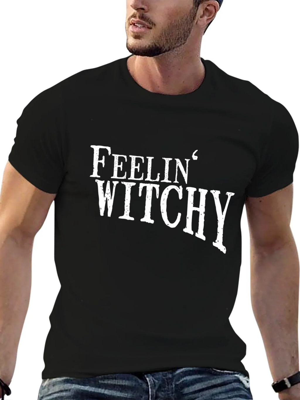 Feelin Witchy Graphic Tee - Halloween T-Shirt product image 6
