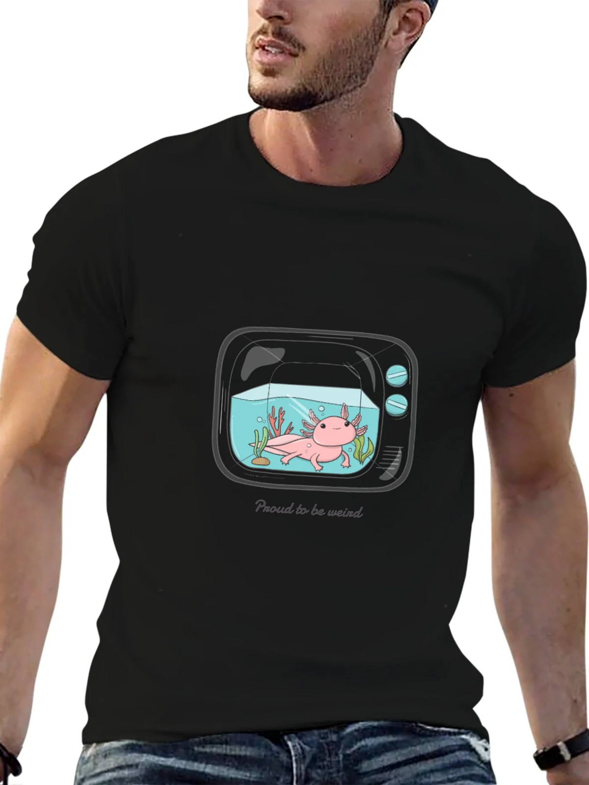 Proud to Be Weird Axolotl T-Shirt product image 6