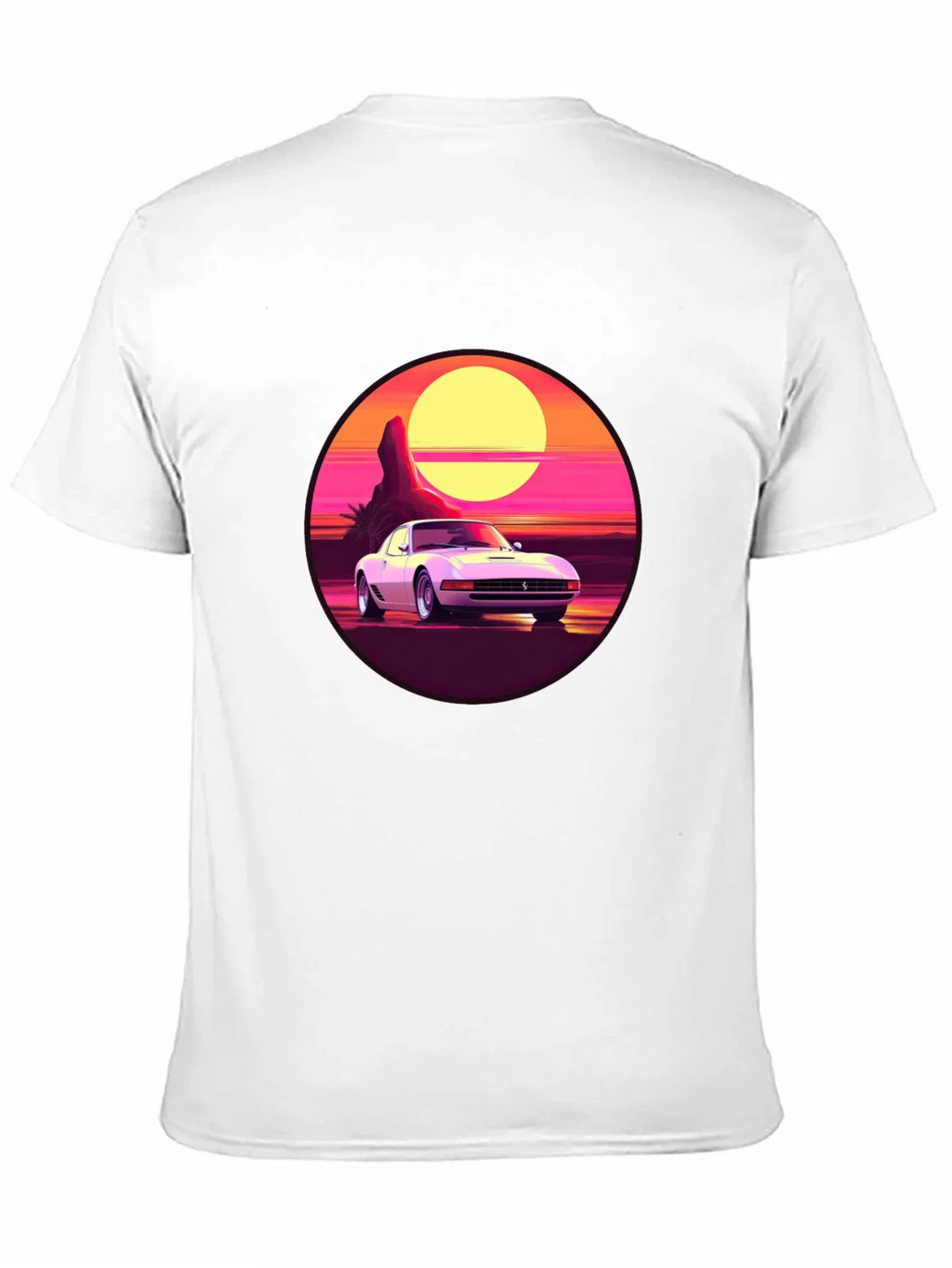 Retro Car Graphic Tee - Sunset Vibes product image 10