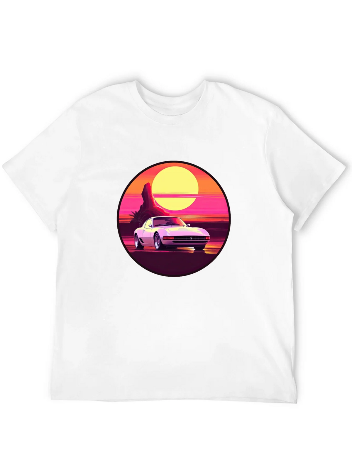Retro Car Graphic Tee - Sunset Vibes product image 11