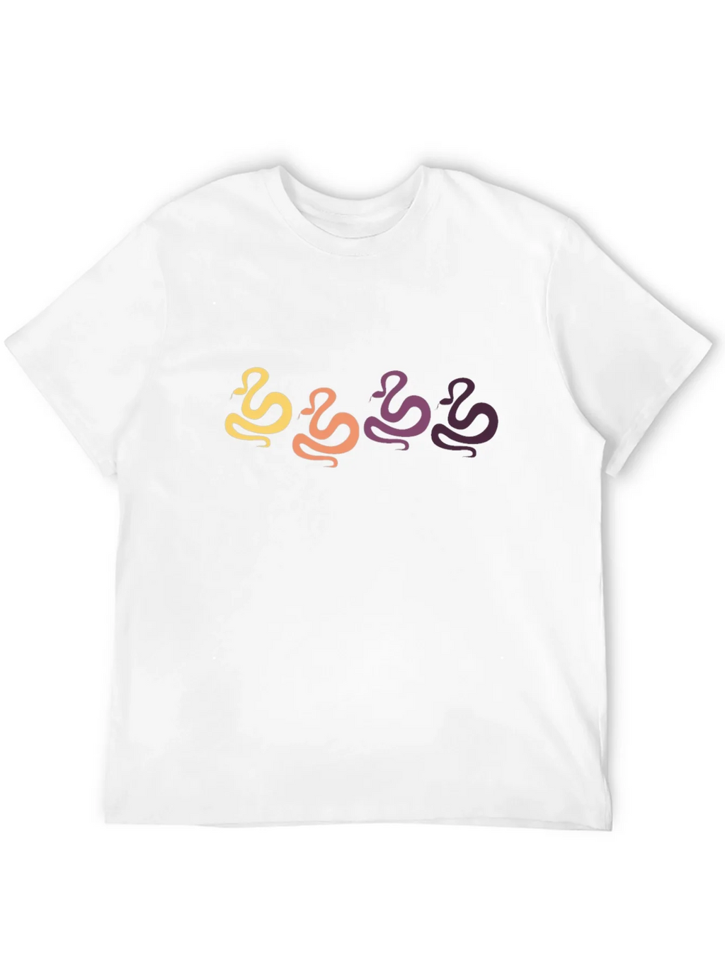 Retro Snake Graphic Black T-Shirt product image 11