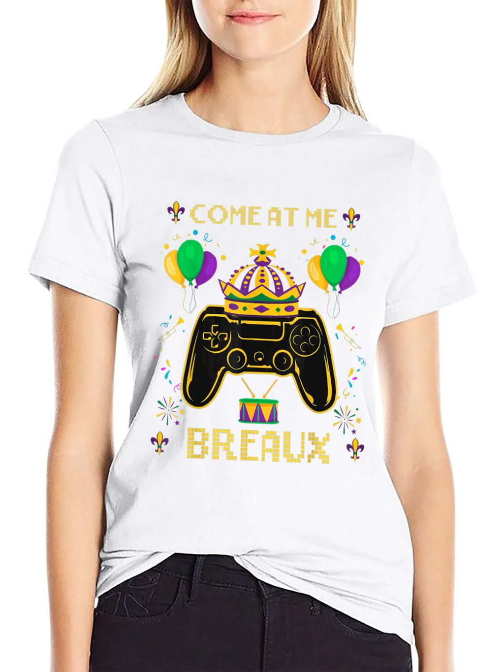 Gaming Mardi Gras Tee - Come at Me Breaux! product image 8