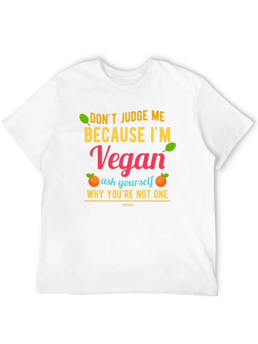 Vegan Statement T-Shirt - Judge Me Not Join Me! product image 8