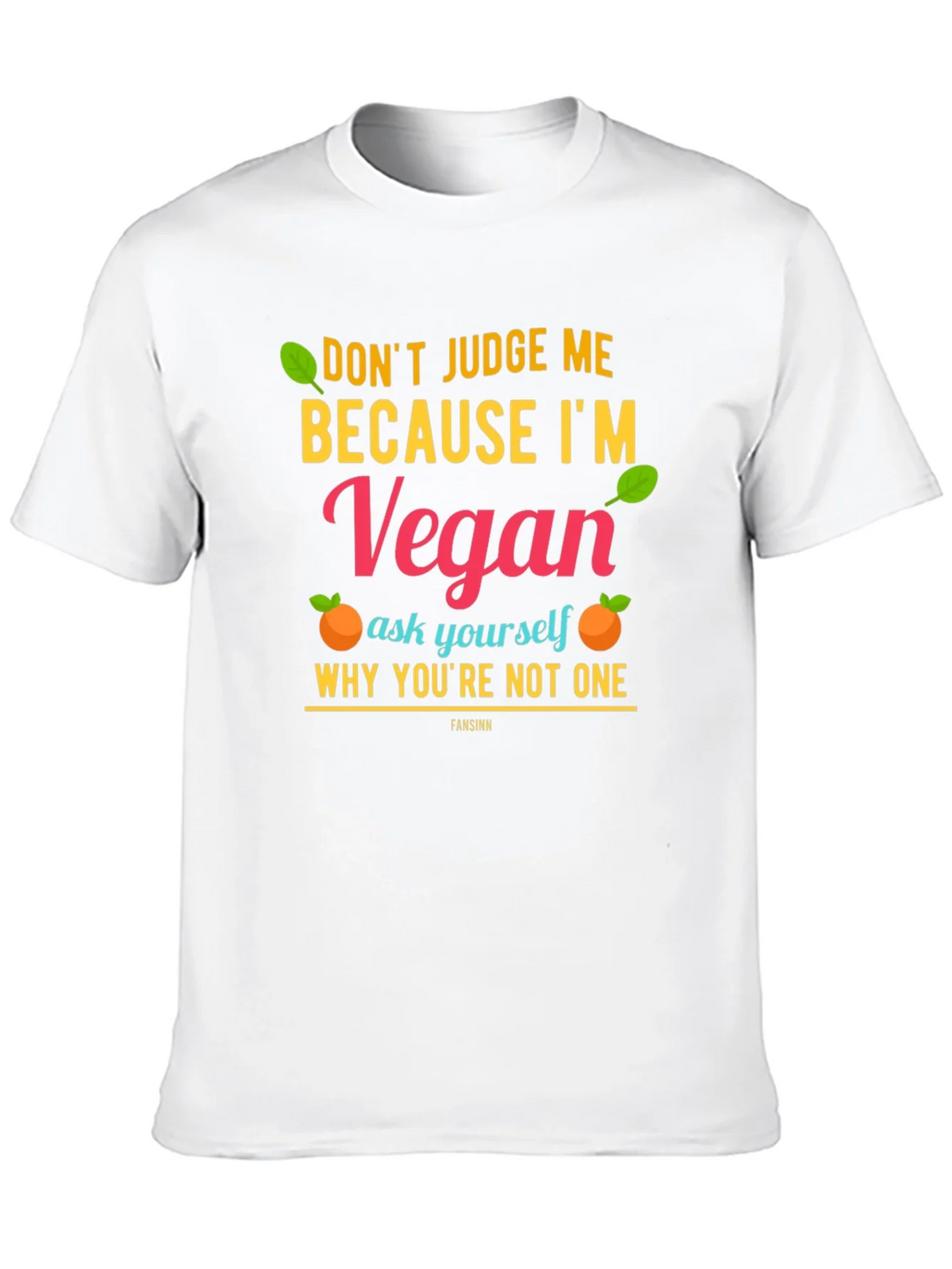 Vegan Statement T-Shirt - Judge Me Not Join Me! product image 7