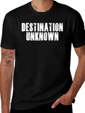 Destination Unknown Graphic T-Shirt - Black product image 1