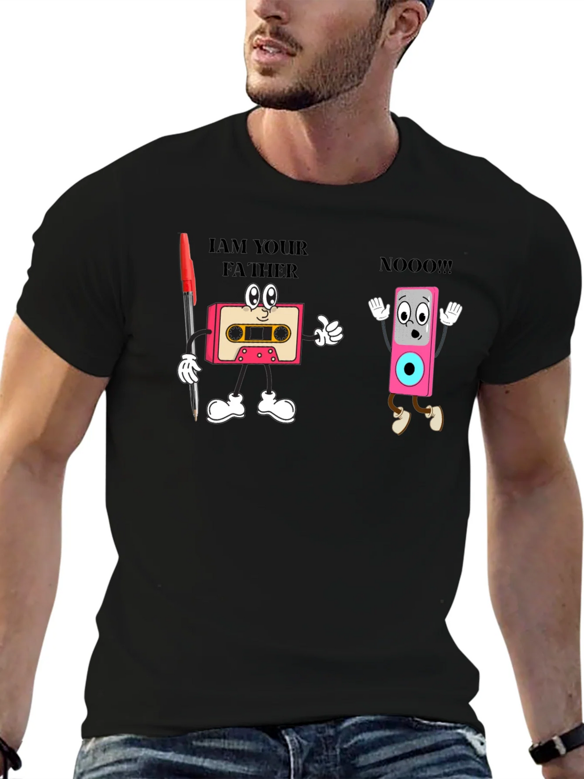 Retro Cassette Tape T-Shirt - Funny Music Lover Tee product image 6