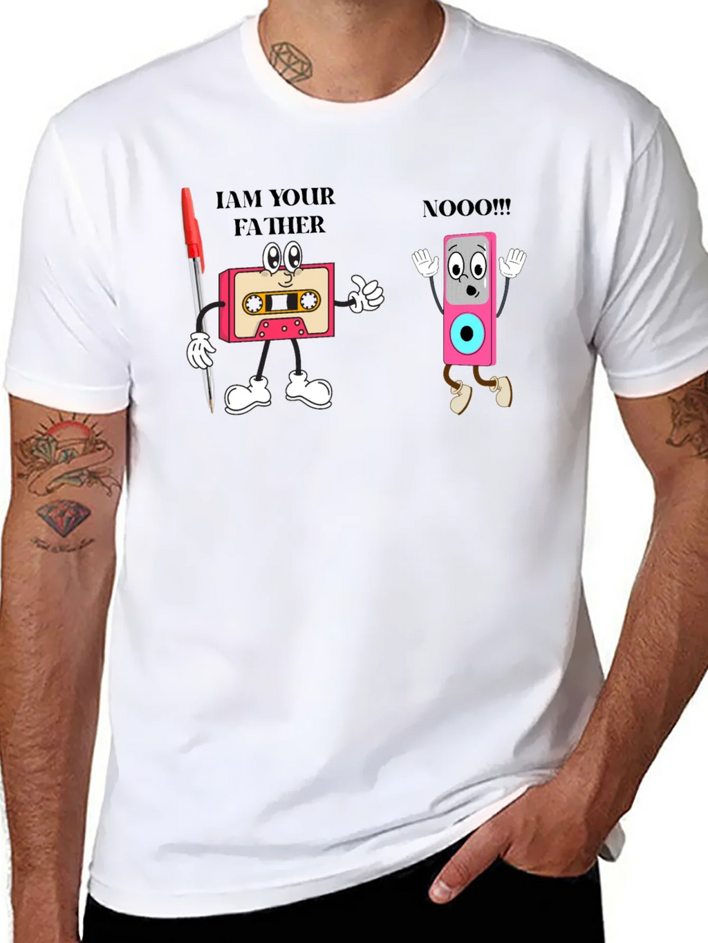 Retro Cassette Tape T-Shirt - Funny Music Lover Tee product image 7