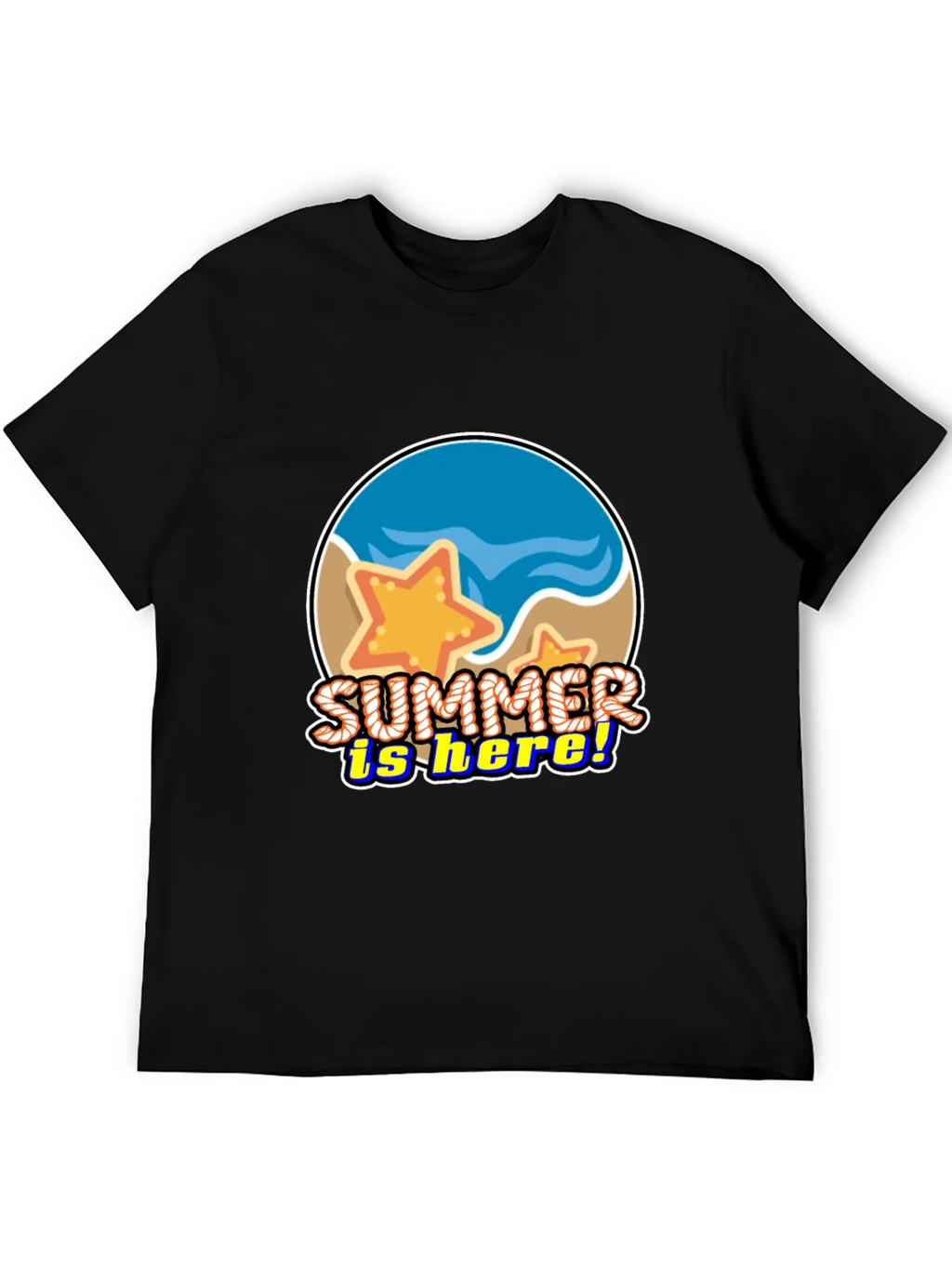Summer is Here! Graphic T-Shirt - Beach Starfish Design product image 4
