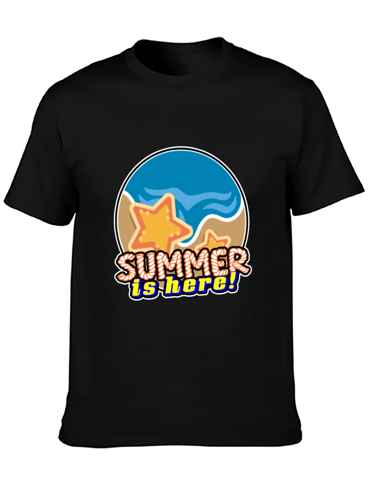 Summer is Here! Graphic T-Shirt - Beach Starfish Design product image 3