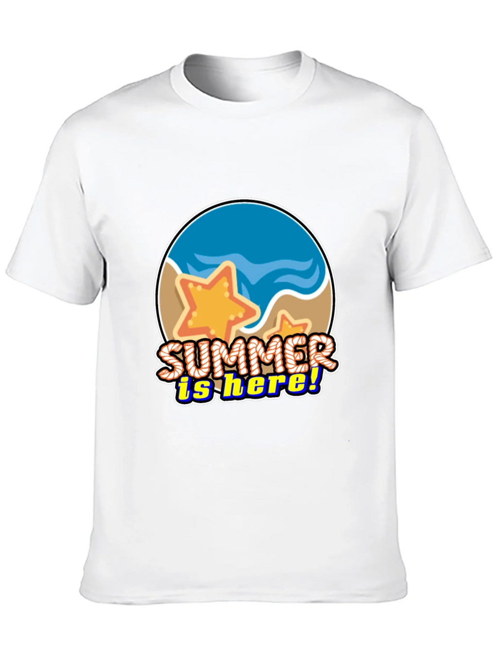 Summer is Here! Graphic T-Shirt - Beach Starfish Design product image 8
