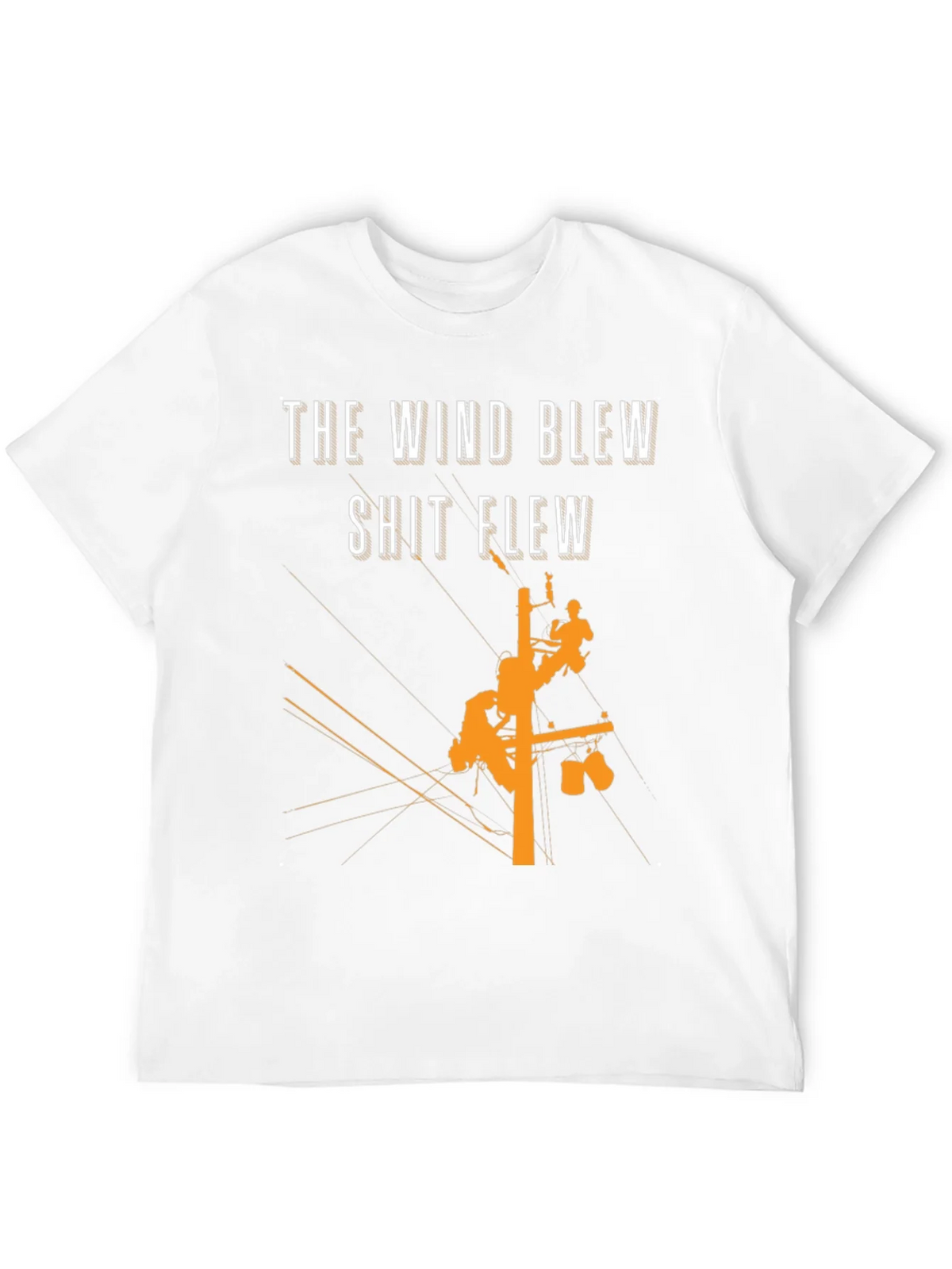 The Wind Blew T-Shirt Lineman Crew Shirt product image 11