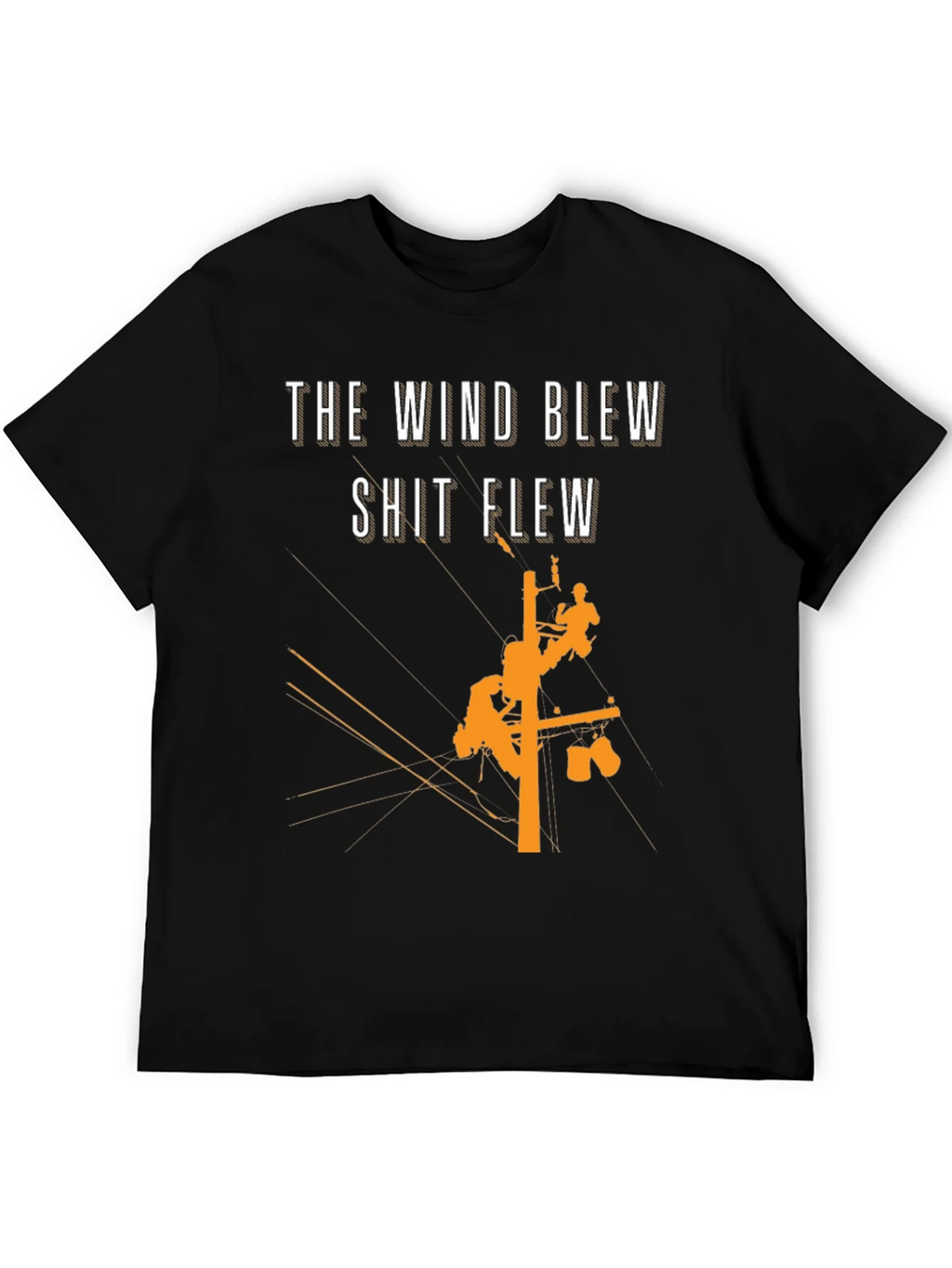 The Wind Blew T-Shirt Lineman Crew Shirt product image 5