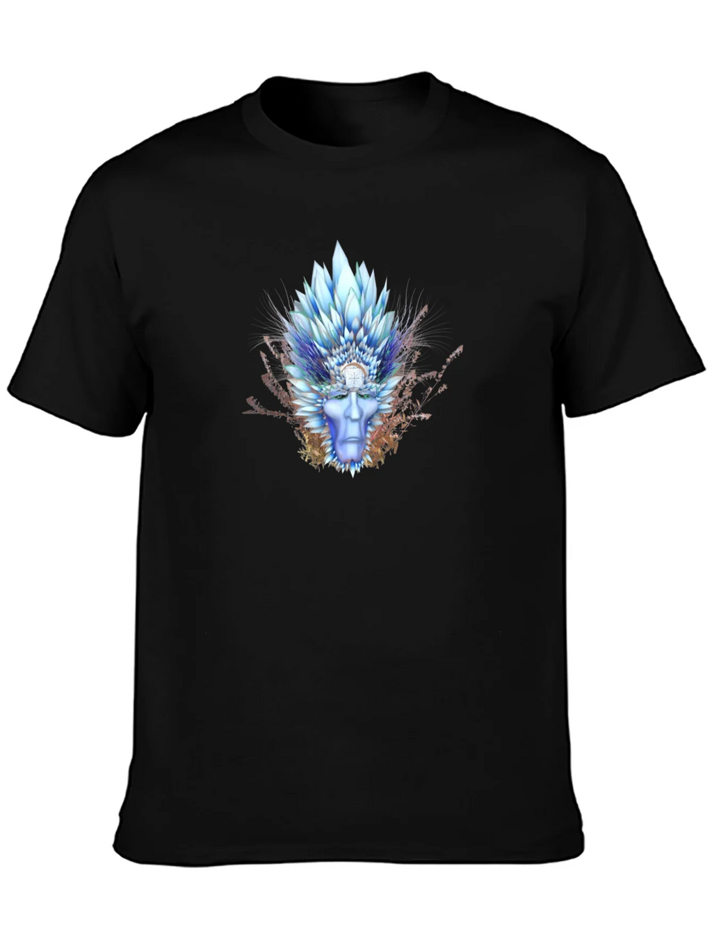 Mystic Ice King Graphic Tee - Premium Black T-Shirt product image 3