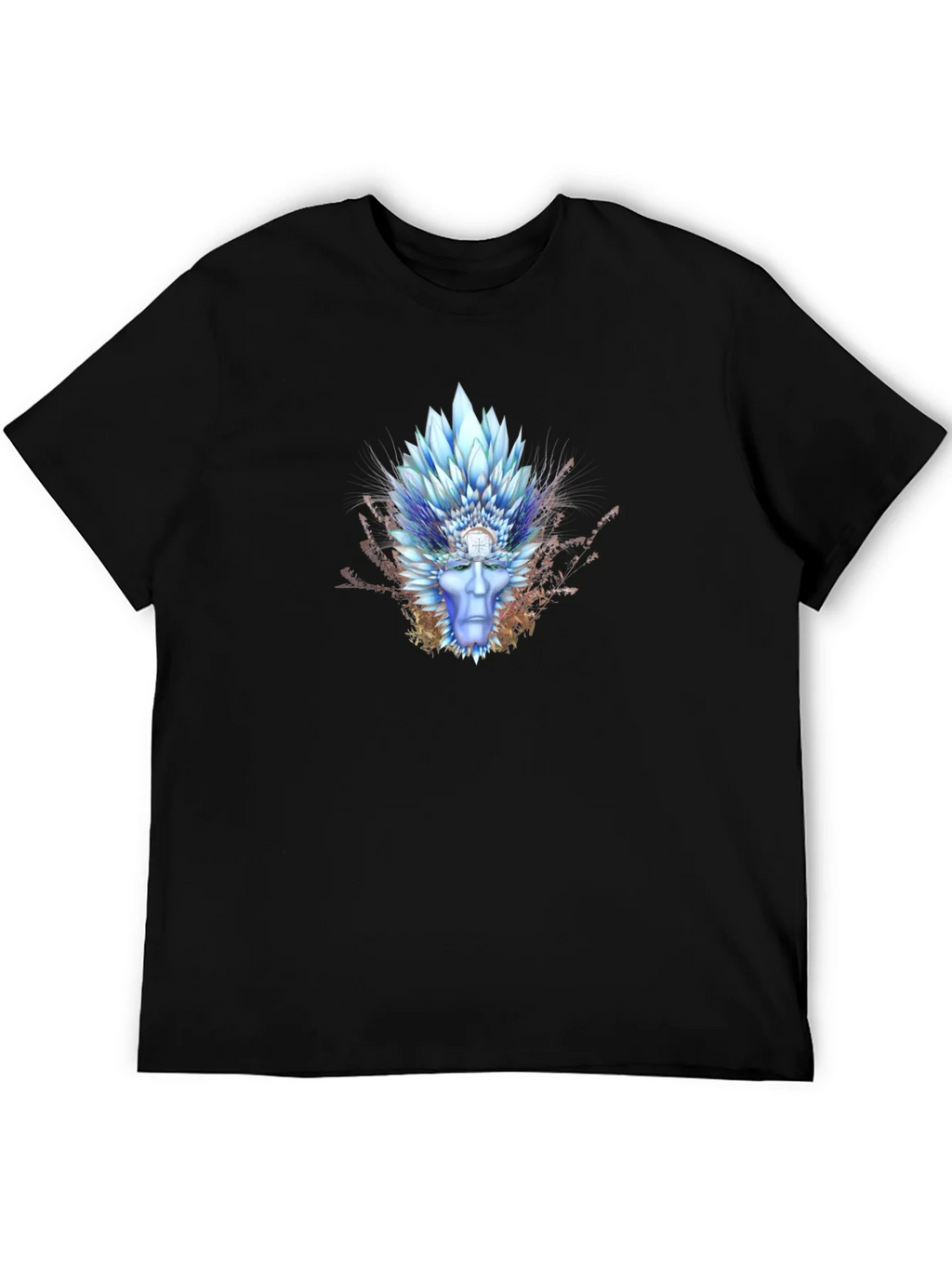 Mystic Ice King Graphic Tee - Premium Black T-Shirt product image 5