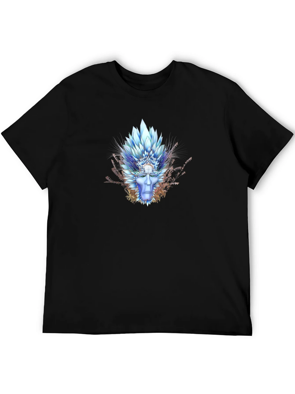 Mystic Ice King Graphic Tee - Premium Black T-Shirt product image 5