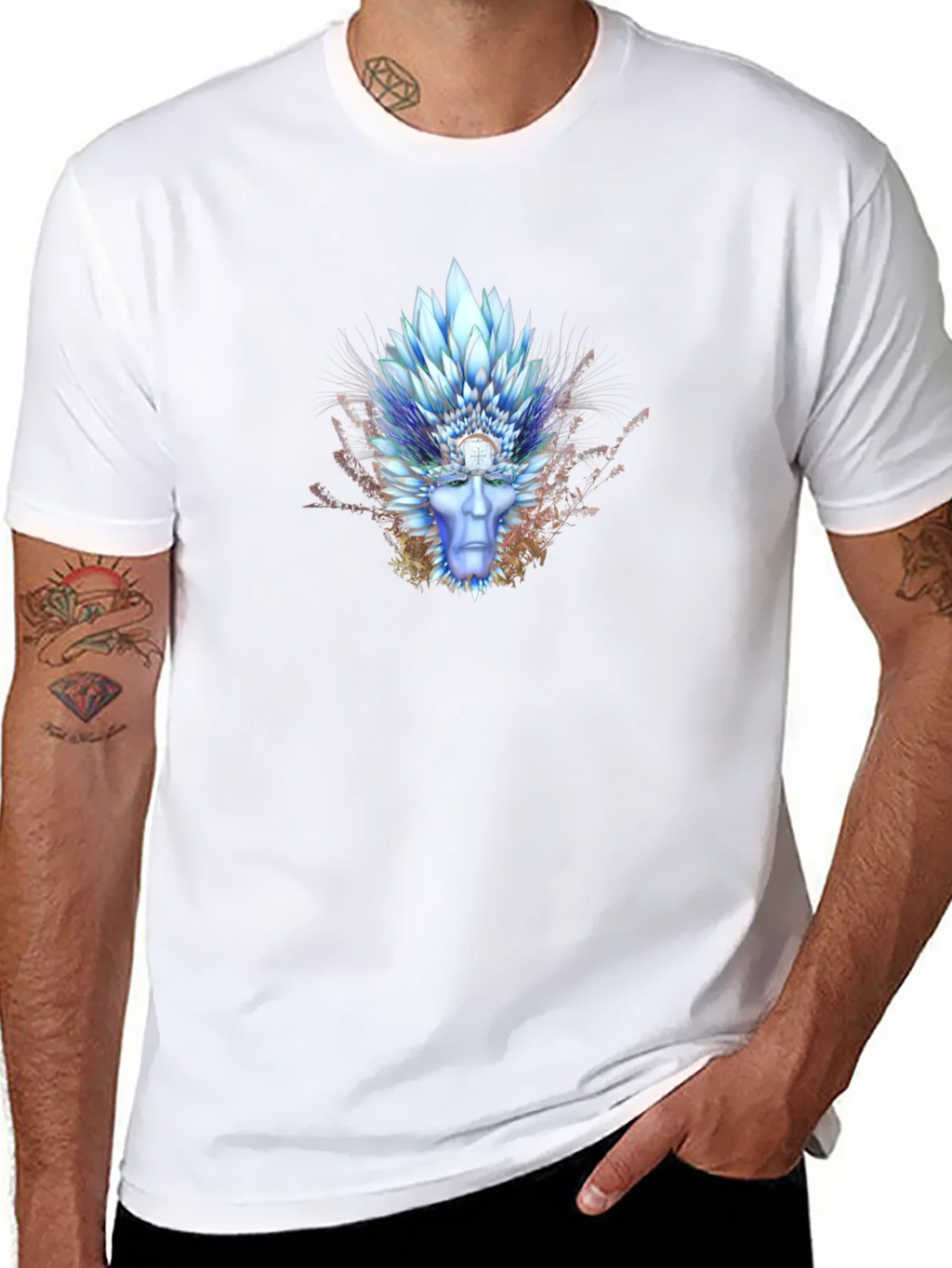 Mystic Ice King Graphic Tee - Premium Black T-Shirt product image 7