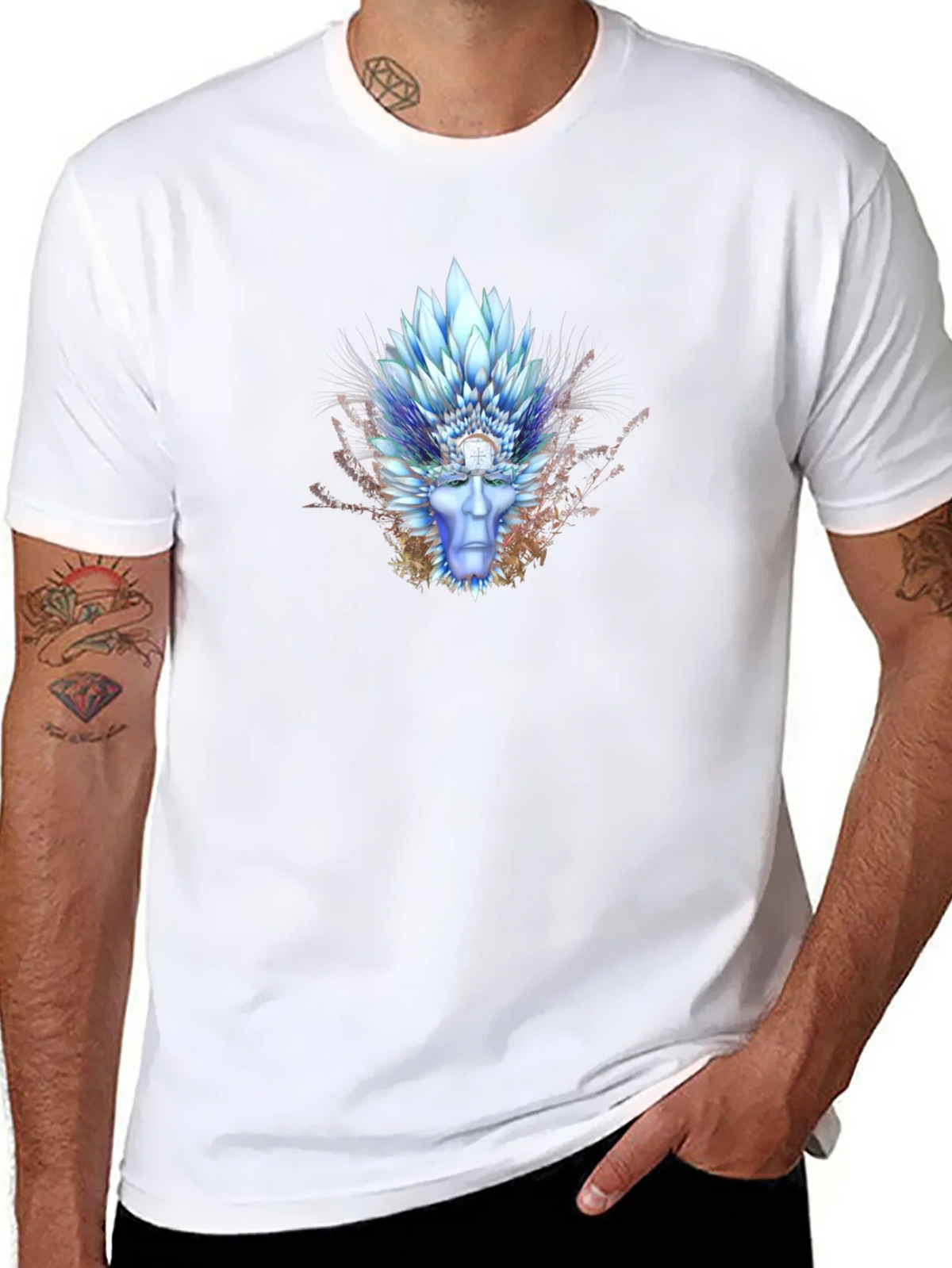 Mystic Ice King Graphic Tee - Premium Black T-Shirt product image 7