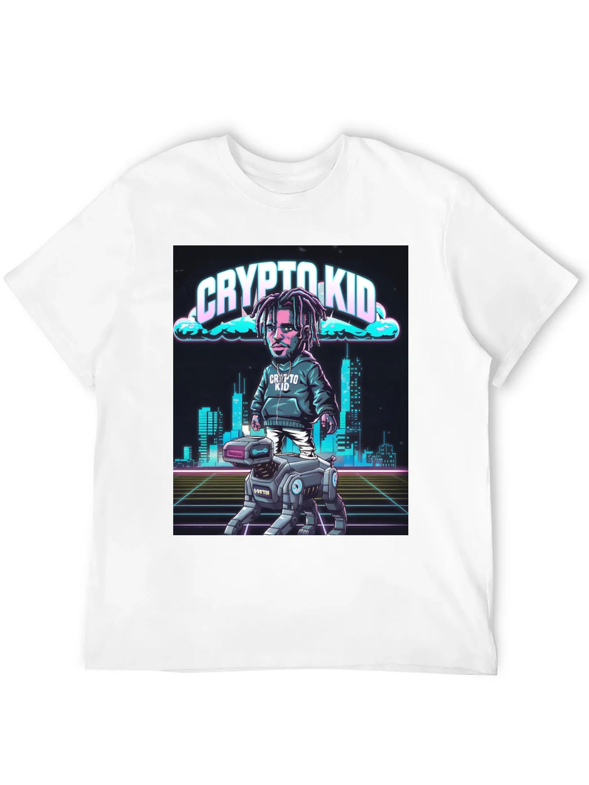 Crypto Kid T-Shirt: Cyberpunk Style product image 11