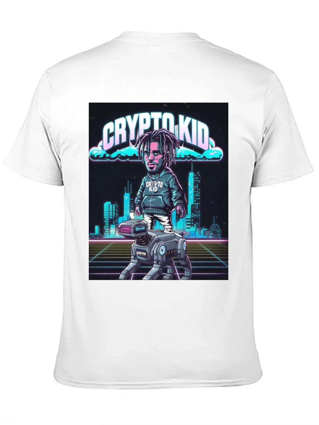 Crypto Kid T-Shirt: Cyberpunk Style product image 10
