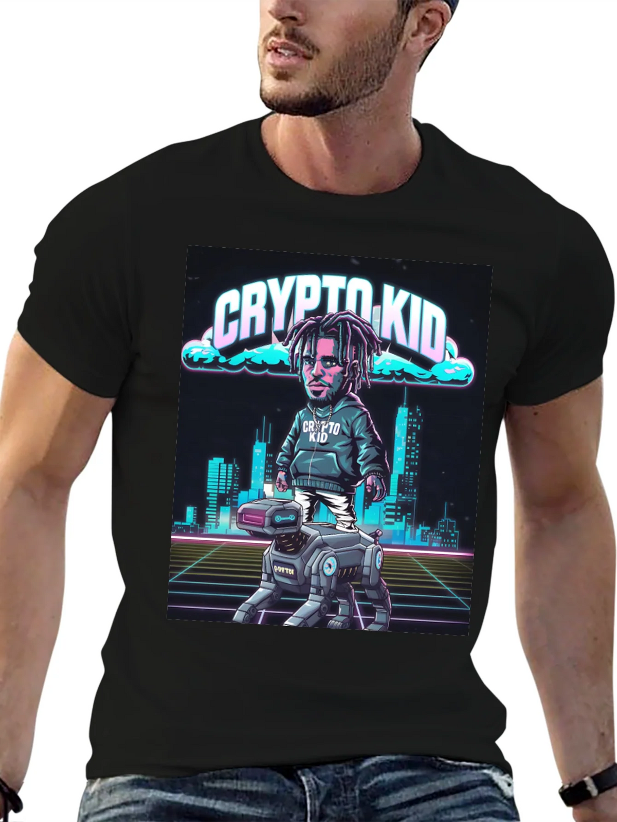 Crypto Kid T-Shirt: Cyberpunk Style product image 6