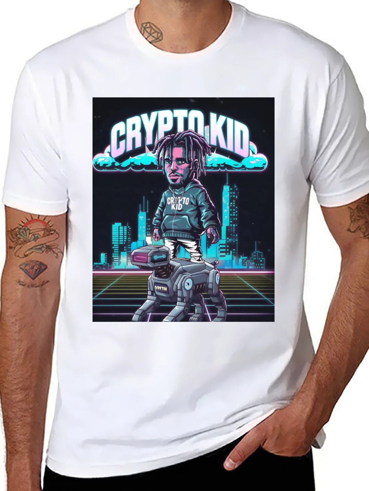 Crypto Kid T-Shirt: Cyberpunk Style product image 7