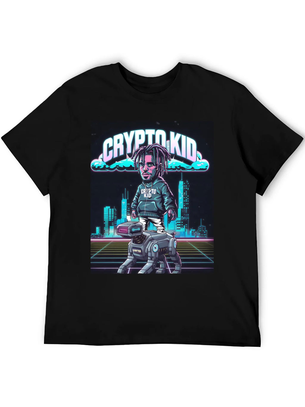 Crypto Kid T-Shirt: Cyberpunk Style product image 5